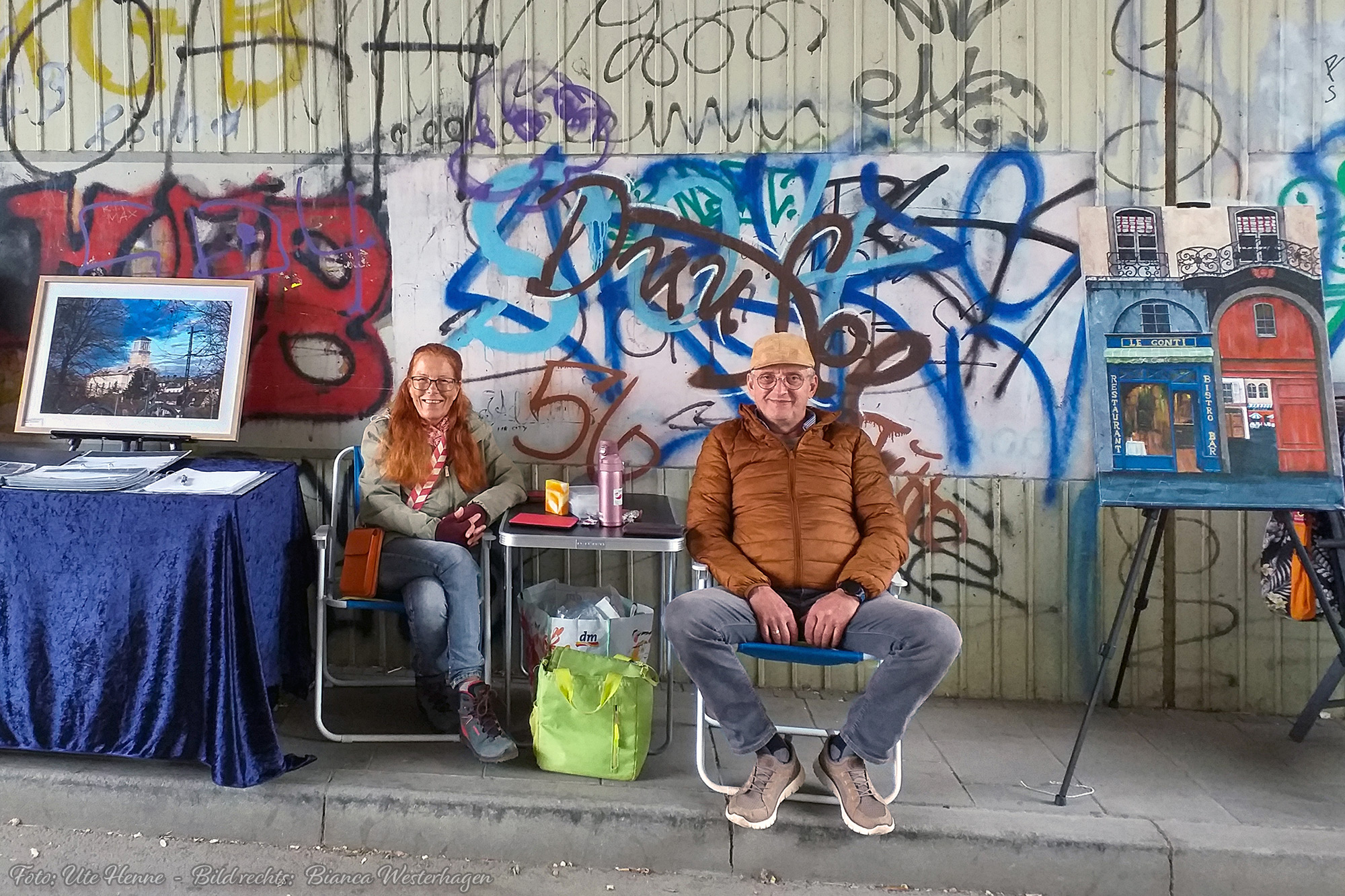 Kunst trifft Herbst – Kunst trotz grauem Himmel in Irlich