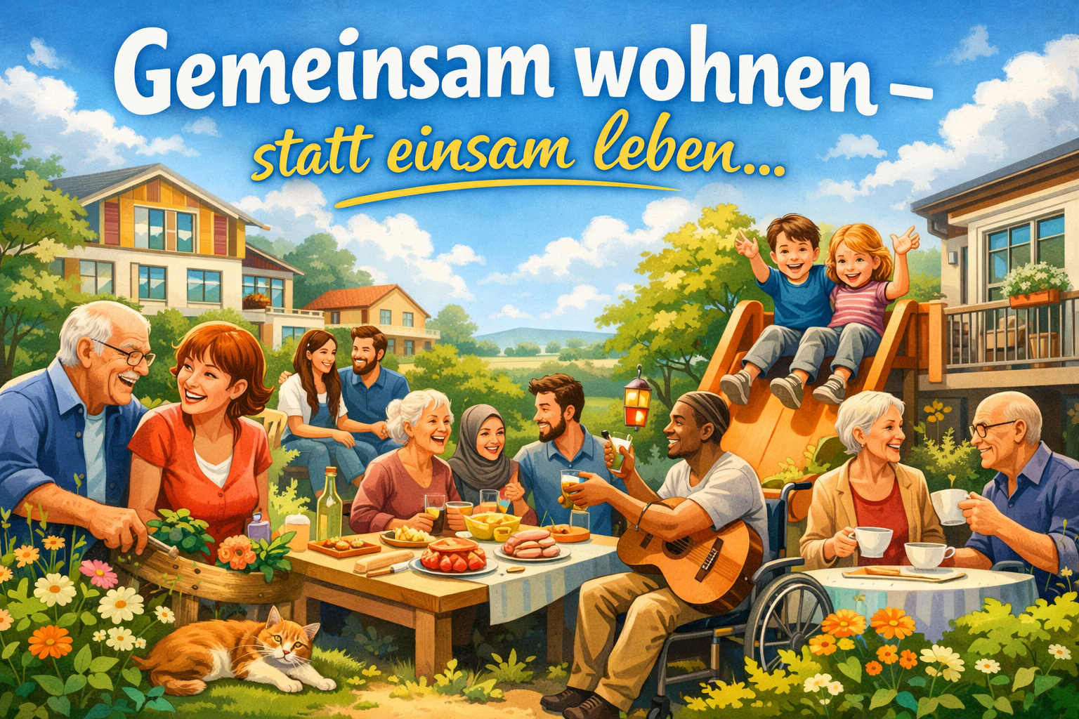 Gemeinsam wohnen statt einsam leben