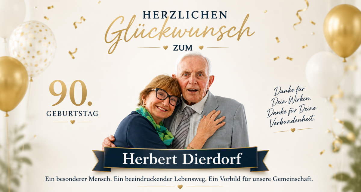 90 Jahre Herbert Dierdorf
